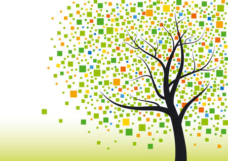 Abstract treeのイラスト素材