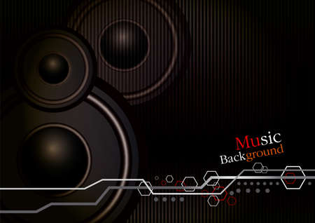 Music background design のイラスト素材