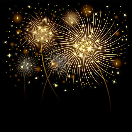 Fireworks backgroundのイラスト素材