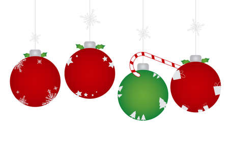 Christmas ball design のイラスト素材