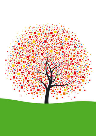 Abstract tree のイラスト素材