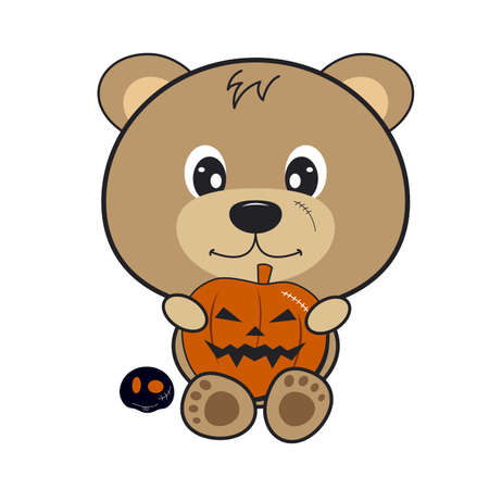 Halloween bear designのイラスト素材