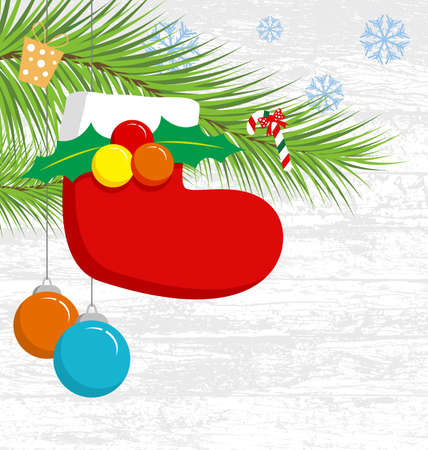 Christmas decorationのイラスト素材