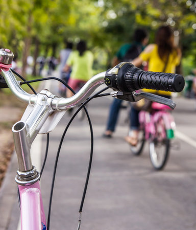 Bicycle in the parkの写真素材