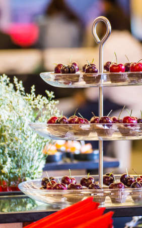 Cherry tartの写真素材