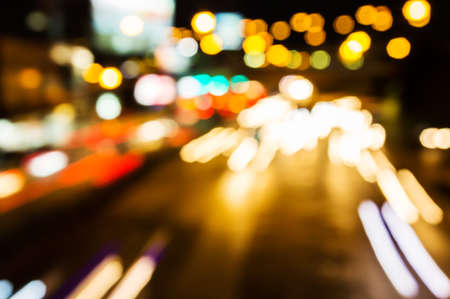 Night lights  Motion blur の写真素材