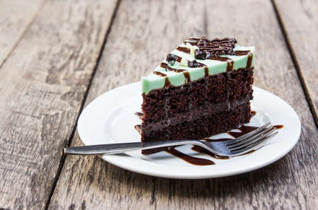 Mint choholate cake の写真素材