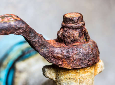 Rusty faucetの写真素材