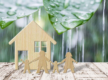 Happy familyの写真素材