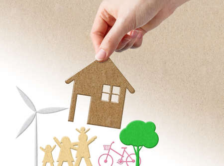 Happy familyの写真素材