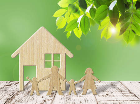 Happy familyの写真素材