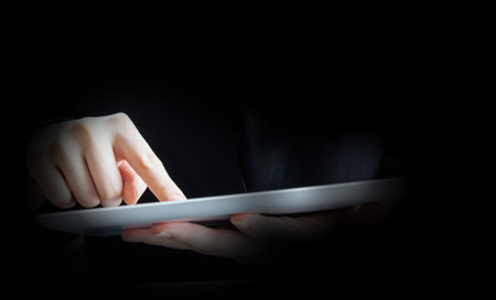 Using digital tablet