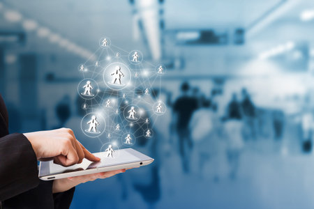 Social network designの写真素材