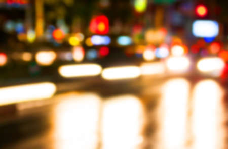 Night lights. Motion blur.の写真素材