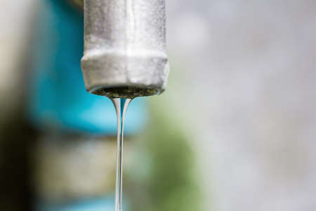 Forgot to turn off the faucetの写真素材