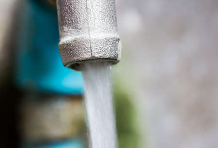 Forgot to turn off the faucetの写真素材