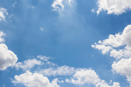 Blue sky background