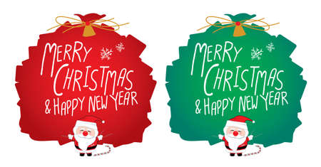Santa claus design for christmas. Merry christmas and Happy new year.のイラスト素材