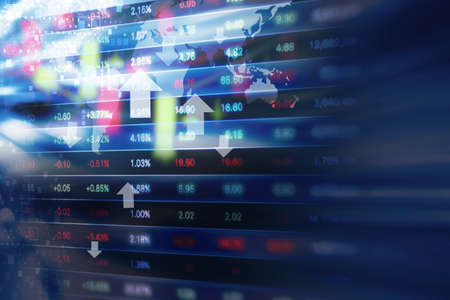 Stock market background design Stock market background design