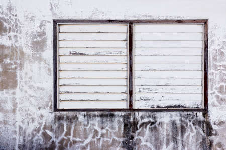 Grunge wooden windowの写真素材