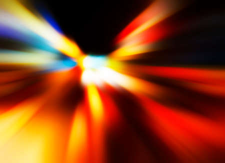 Abstract motion blur of traffic nightの写真素材