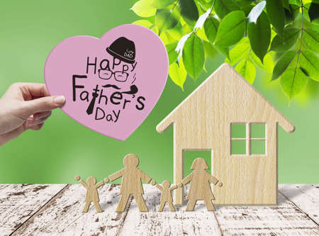 Happy fathers day conceptの写真素材