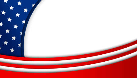 USA background design on white background.のイラスト素材