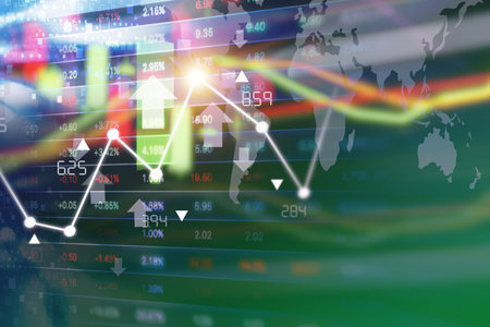 Stock market background design