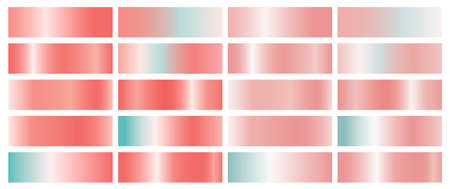 Coral color gradient on white backgroundのイラスト素材