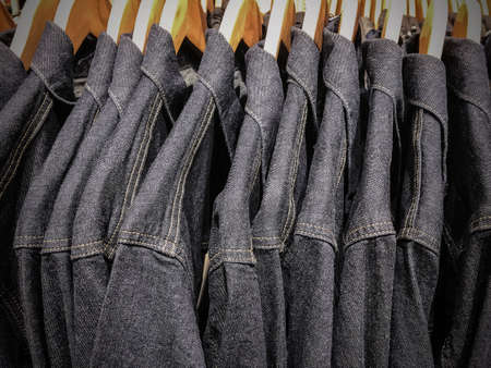 Blue jeans shirtの写真素材