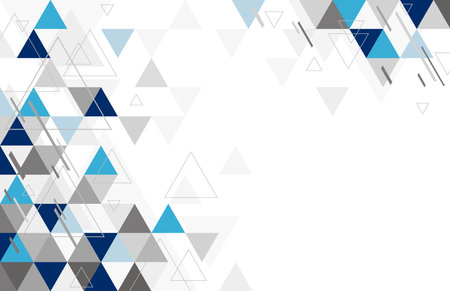 Abstract geometric background design of triangle vector illustration