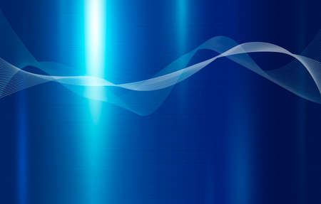 Blue metal texture background with line wave vector illustrationのイラスト素材