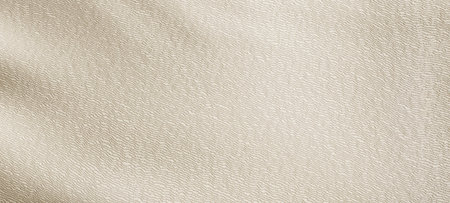 Natural cream beige linen fabric texture with soft folds background with copy space 3D render