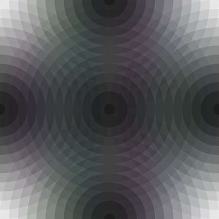 Seamless pattern background with repetition geometric circular shapes. Old retro vintage style. Square format.のイラスト素材