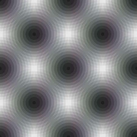 Seamless pattern background with repetition geometric circular shapes in square format. Old retro vintage style. Vector illustration clip-art graphic design element save in 10 epsのイラスト素材