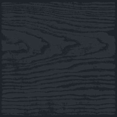 Black and gray color wood texture background in square format. Realistic plank with annual years circles. Empty natural pattern swatch template. Vector illustration design elements save in 8 epsのイラスト素材