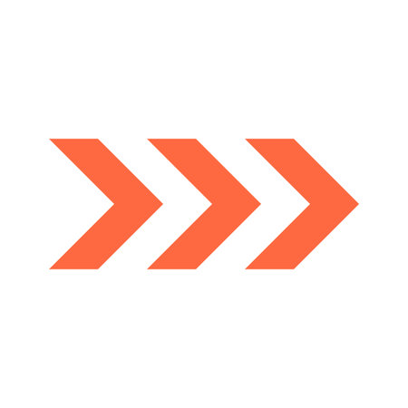 Arrow sign direction icon navigation button pointer pictogram. Quick and easy recolorable shape...