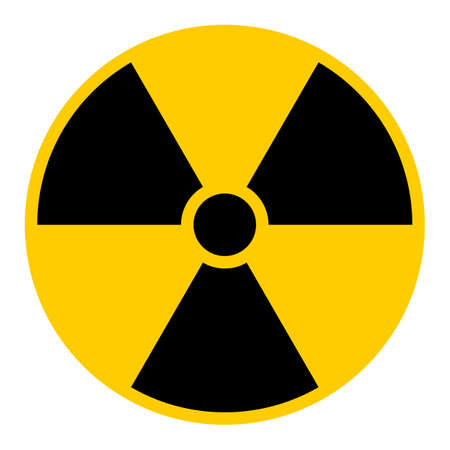 Ionizing radiation symbol Vector illustrationのイラスト素材