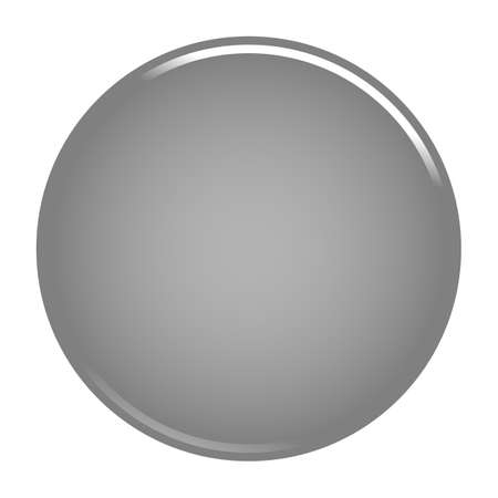 Gray glossy button empty web internet icon circle empty shape. Vector illustration a graphic element for web internet designのイラスト素材
