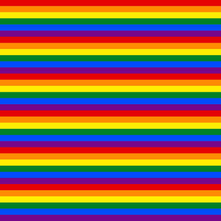 Seamless pattern in colors of the rainbow pride flag LGBT movement.のイラスト素材