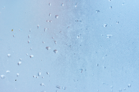 Ice texture on window, natural background , frozen glassの写真素材