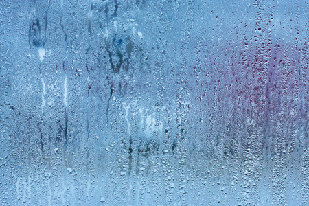 Rain water drops on a glass , Abstract Backdrop vintage styleの写真素材