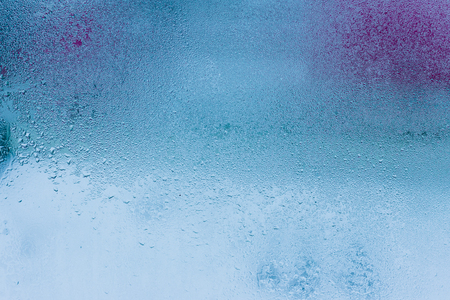 Water drops on car glass rain drops on clear windowの写真素材