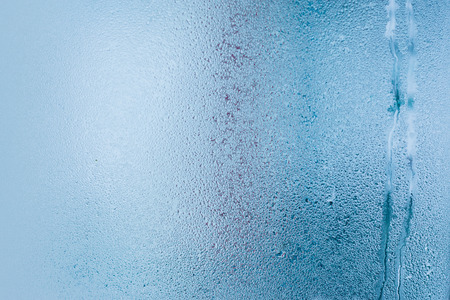 Water drops on car glass rain drops on clear windowの写真素材