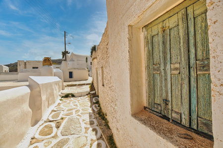 Chora village in Sikinos island Greece