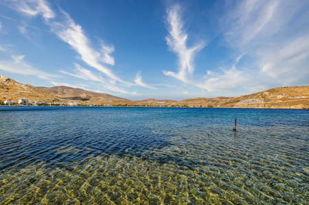 Livadi village in Serifos island of Greeceの写真素材