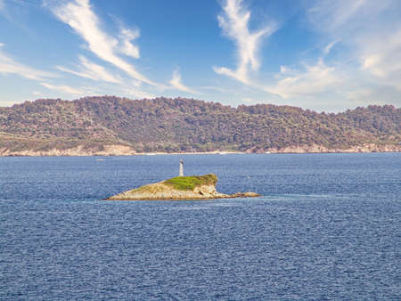 Kanapitsa beach in Skiathos islandの写真素材