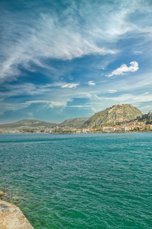 Nafplio city in Greece, Peloponneseの写真素材