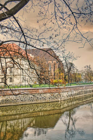 Wroclaw city in Poland, Europeの写真素材