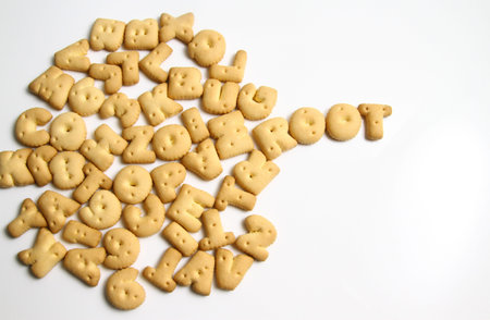 Root words alphabet biscuit